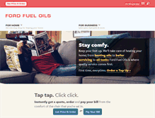 Tablet Screenshot of fordfueloils.co.uk